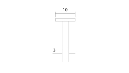 PROXXON 4528727 - Scheibenfräser, 10 mm Wolfram-Vanadiumstahl (2 Stück)
